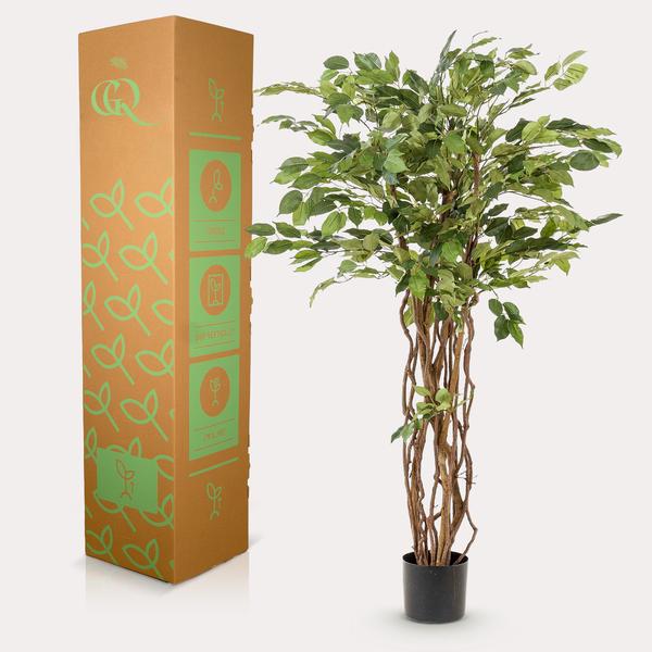 Ficus liana / Vioolbladplant - kunstplant - h 140cm