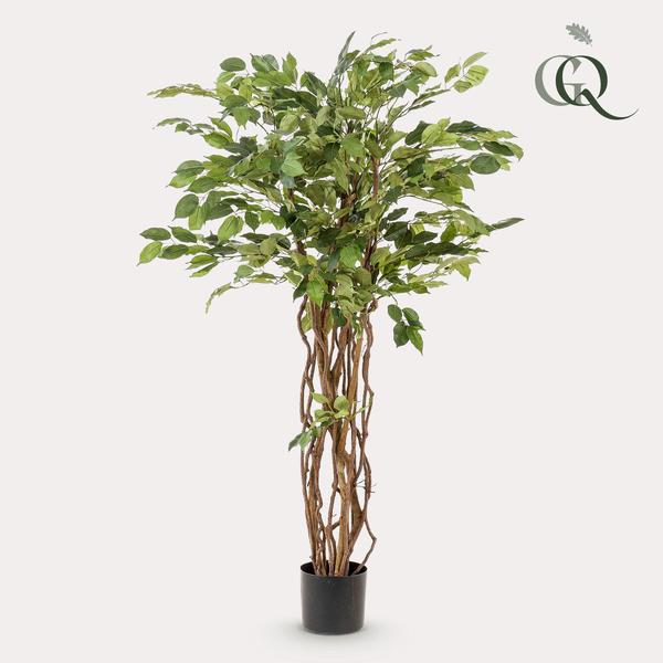 Ficus liana / Vioolbladplant - kunstplant - h 140cm