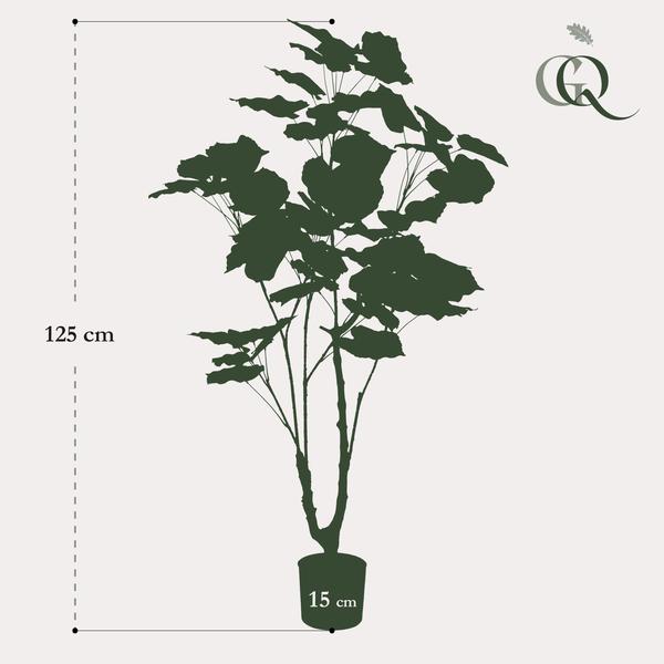 Ficus umbellate / Afrikaanse vijg - kunstplant - h 125cm