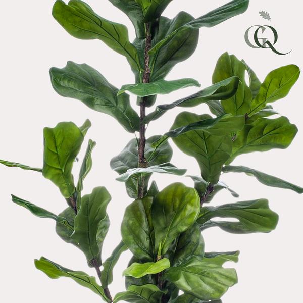 Ficus Lyrata / Tabaksplant - kunstplant - h 150cm